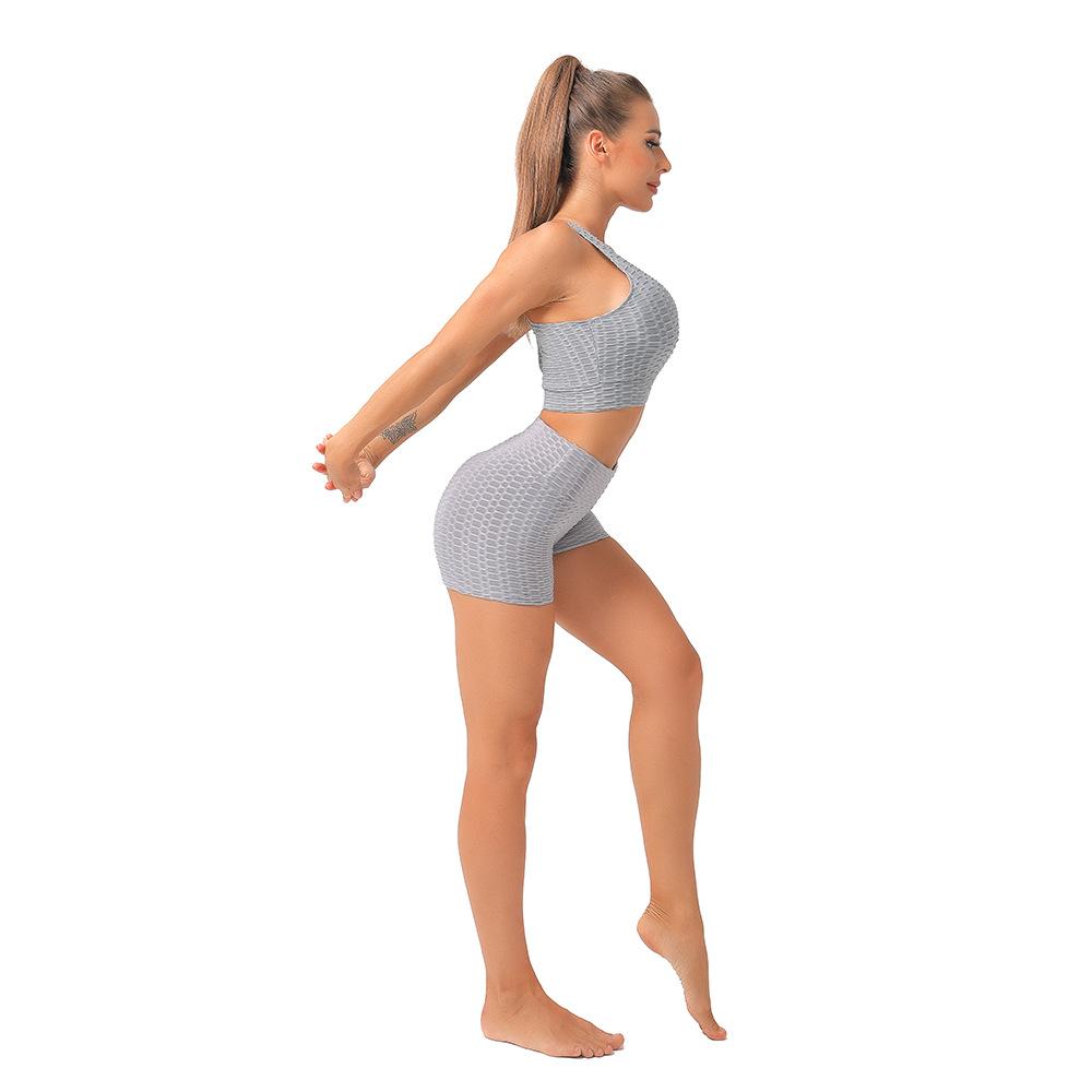 2 Piece Seamless Yoga Set Workout Clothes Fitness Sportswear Gym Set Sport Set Women Sports Bras Yoga Shorts Women Gym Clothing