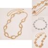 Retro Design Geometric Shape Metal Casual Waist Chain For Vintage Style Women Summer