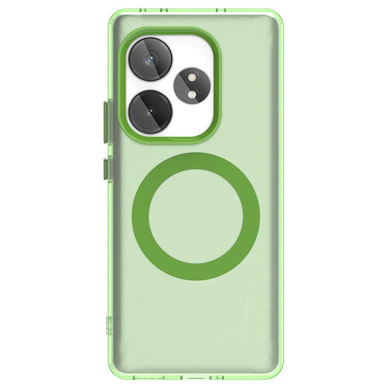 Shockproof Matte Translucent Phone Case For Realme GT6 GT 6T for Magsafe Wireless Charge Back Cover For Realme GT Neo 6 SE Cases