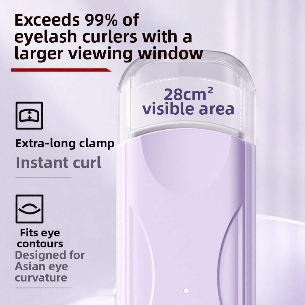 Fast Heating Heated Eyelash Curler Long-Lasting Lift Eye Lash Curlers Electric Lash Curler Women