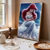 Disney Ariel DIY Pearl Artwork Jewelry Designed for Ariel A Handmade Gift Suitable for Wall Decoration, Suitable for Both Home and Office Environments