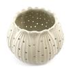 Les Trésors De Lily [J0537] - Beige 'Leaf' Candle Holder