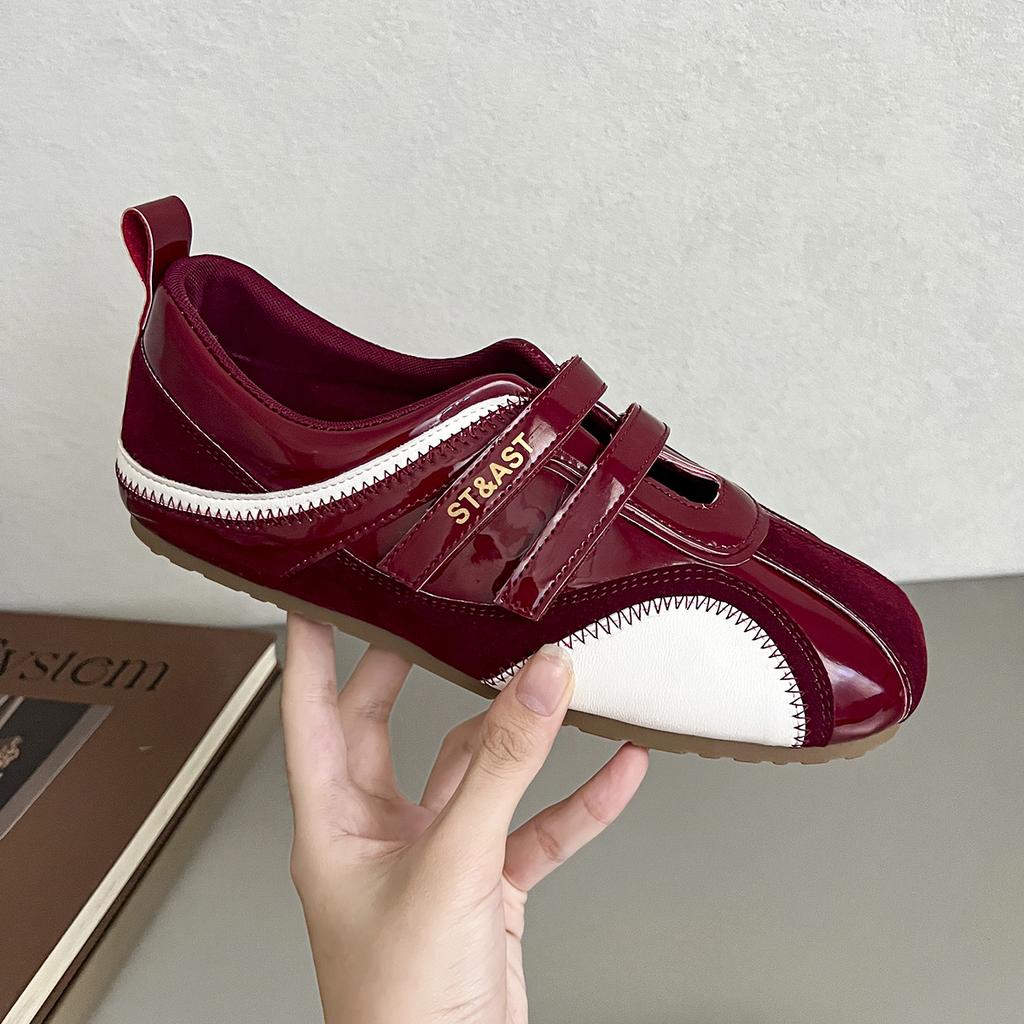 Fashion Versatile Flat-soled Single Shoes Women's 2025 New Summer Sports Soft-soled German Training Shoes Temperament Sports Casual Shoes