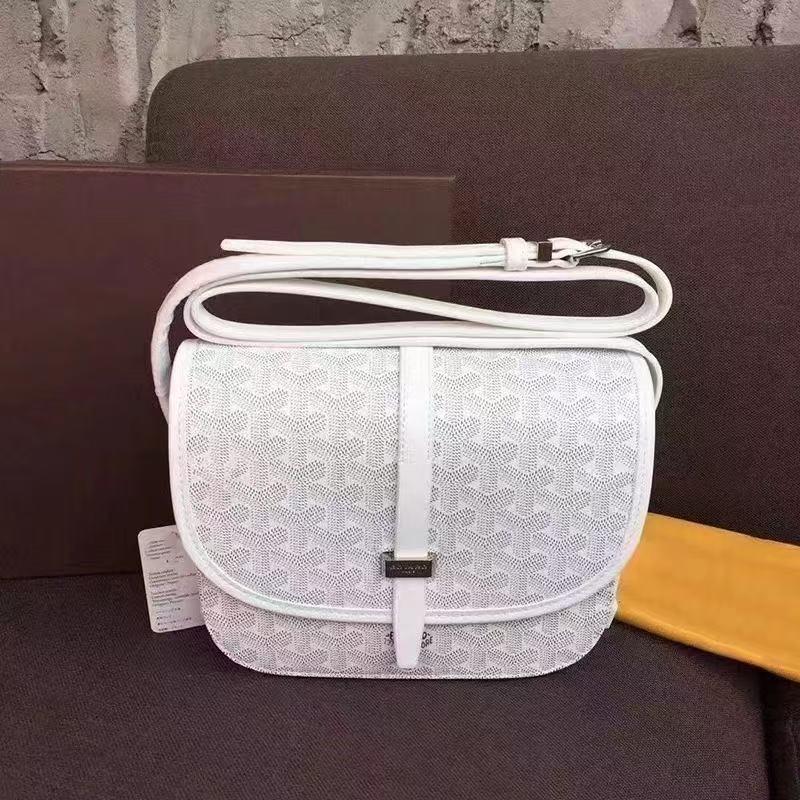 Goya Unisex Fashion Print Dogtooth Saddle Crossbody Messenger Bag
