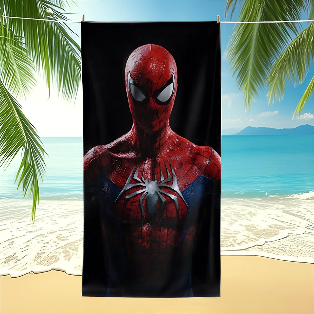 Superhero Spider-Man Beach Towel, For Travel Gym Shower Camping Quick Dry Sports Classic Large Beach Towels,Best Kids Boys Gift