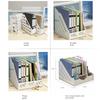 File Box Document Rack Four-Column Office Supplies Desktop Storage Basket Folder Storage Box Thickened Quadruple File Shelf