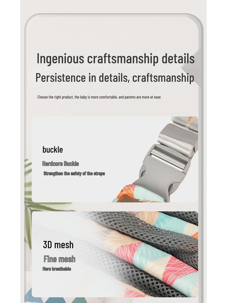 Newborn Baby Sling Carrier for Hands-Free Front and Horizontal Carry