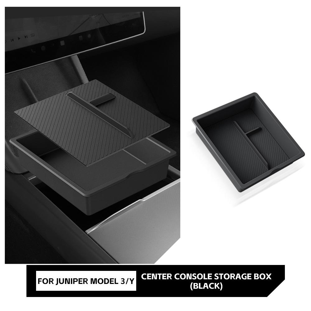 Center Console Storage Tray For Tesla Model 3 Highland 2025 2025 Model Y Juniper 2025 2026 Armrest Storage Box Car Accessories