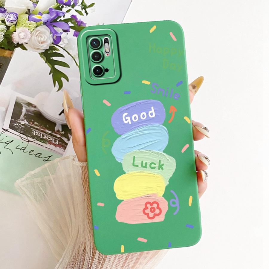 For Xiaomi Poco M3 Pro 5G Case Soft Matte Camera Protective Bow flower Phone Case For  Xiaomi PocoM3Pro 5G Cover Coque 6.5''