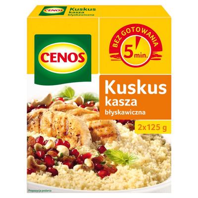 Cenos Kuskus Kasza Błyskawiczna 250 G (2 Torebki)