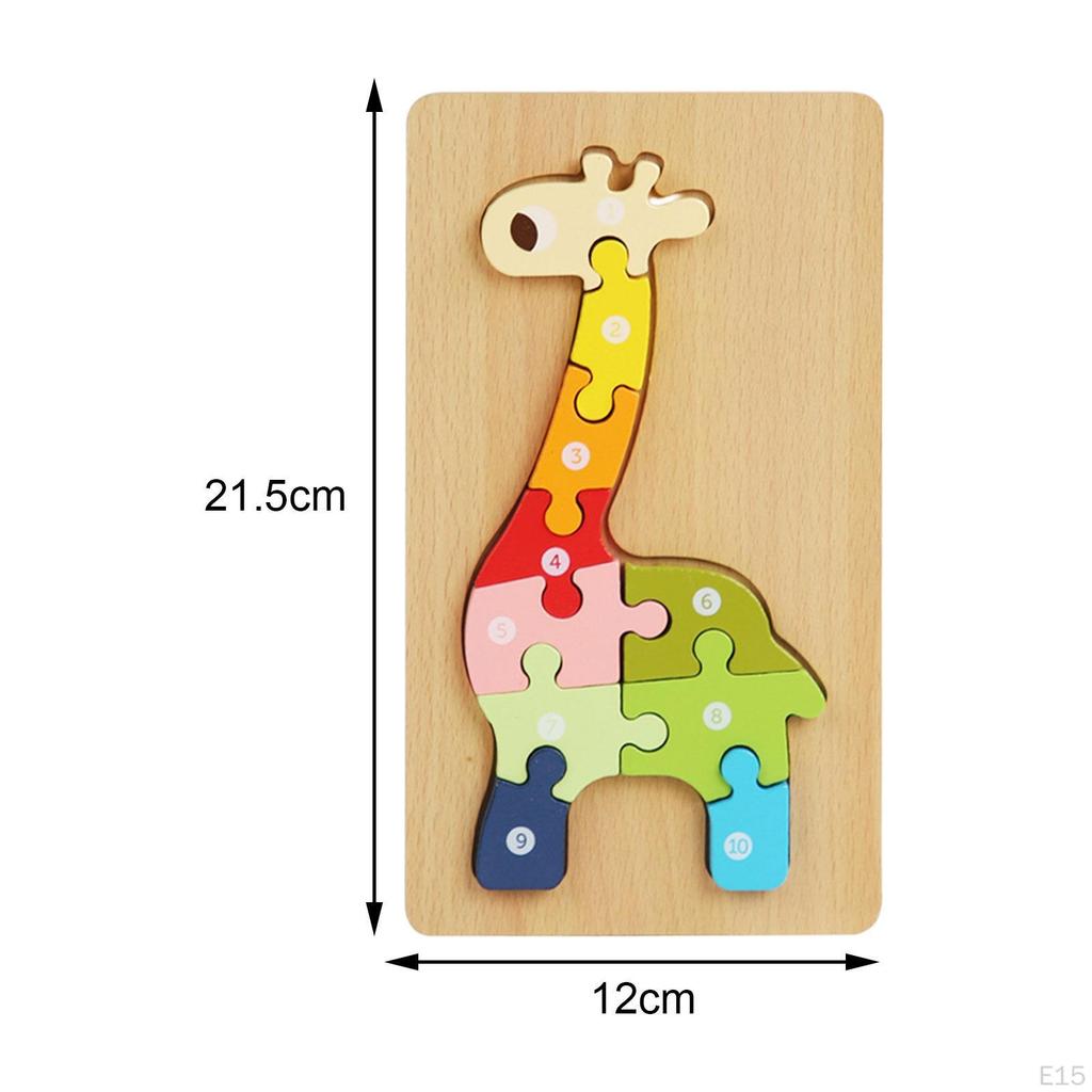 Jigsaw Wooden Puzzle, Activity Toys, Early Development, Preschool Travel Toy, Montessori Toys for