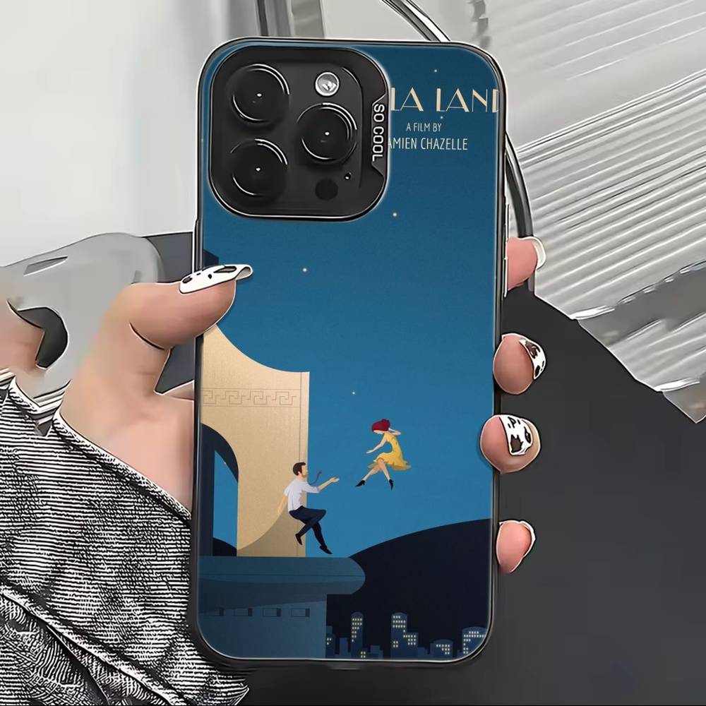 Film La La Land Phone Case For iPhone 17,16,15,14,13,12,11 Plus,Pro Max,XS,Colorful Silver Black Cover