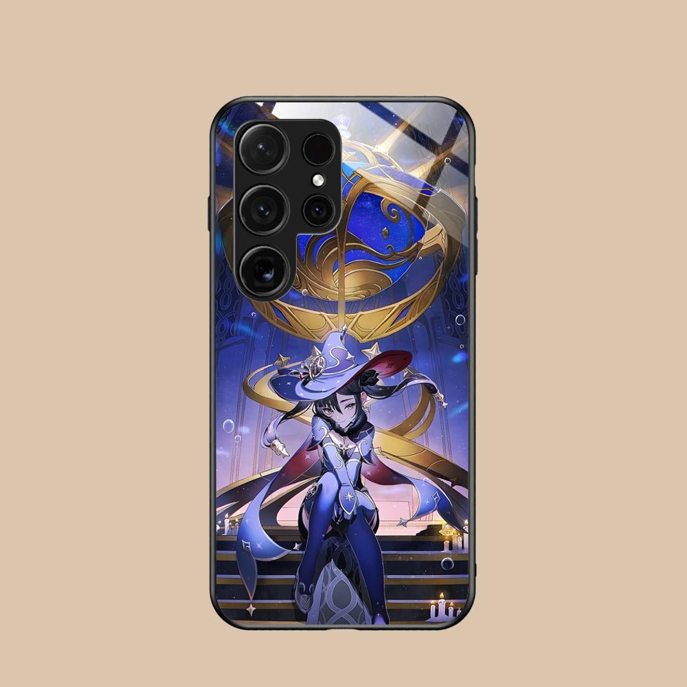 Game GI Mona Glass Mobile Phone Case for Samsung Galaxy A56 55 54 53 52 51 36 35 34 23 16 15 5G Colorful Cover