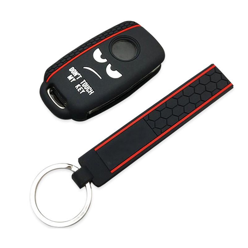Capa Protetora para Chave de Carro Para Volkswagen Polo Passat B5 Golf 4 5 6 MK5 MK6 Eos Bora Beetle TSI Novo Design Capa de Silicone