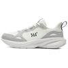 361 Synthetic Leather, Mesh Abrasion Resistant Rebound Low Top Casual Sprint Running Shoes Men's White Gray 672512207F /
