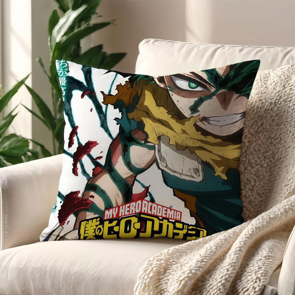 My Hero Academia Anime 8 cushion cover For Pillow Sofa Printing Decoration Room Home Office Coffee Shop Car Nordic Simplicity
