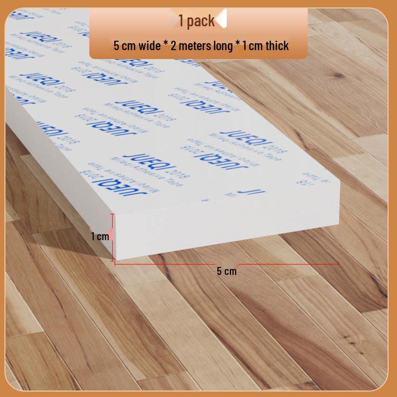 Samoprzylepny biały pasek z gumy piankowej: Uszczelka do drzwi i okien, amortyzująca, dźwiękoszczelna, podkładka antykolizyjna do urządzeń mechanicznych.