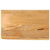VidaXL Tabletop with Live Edge 60x30x2.5 Cm Solid Mango Wood 370428