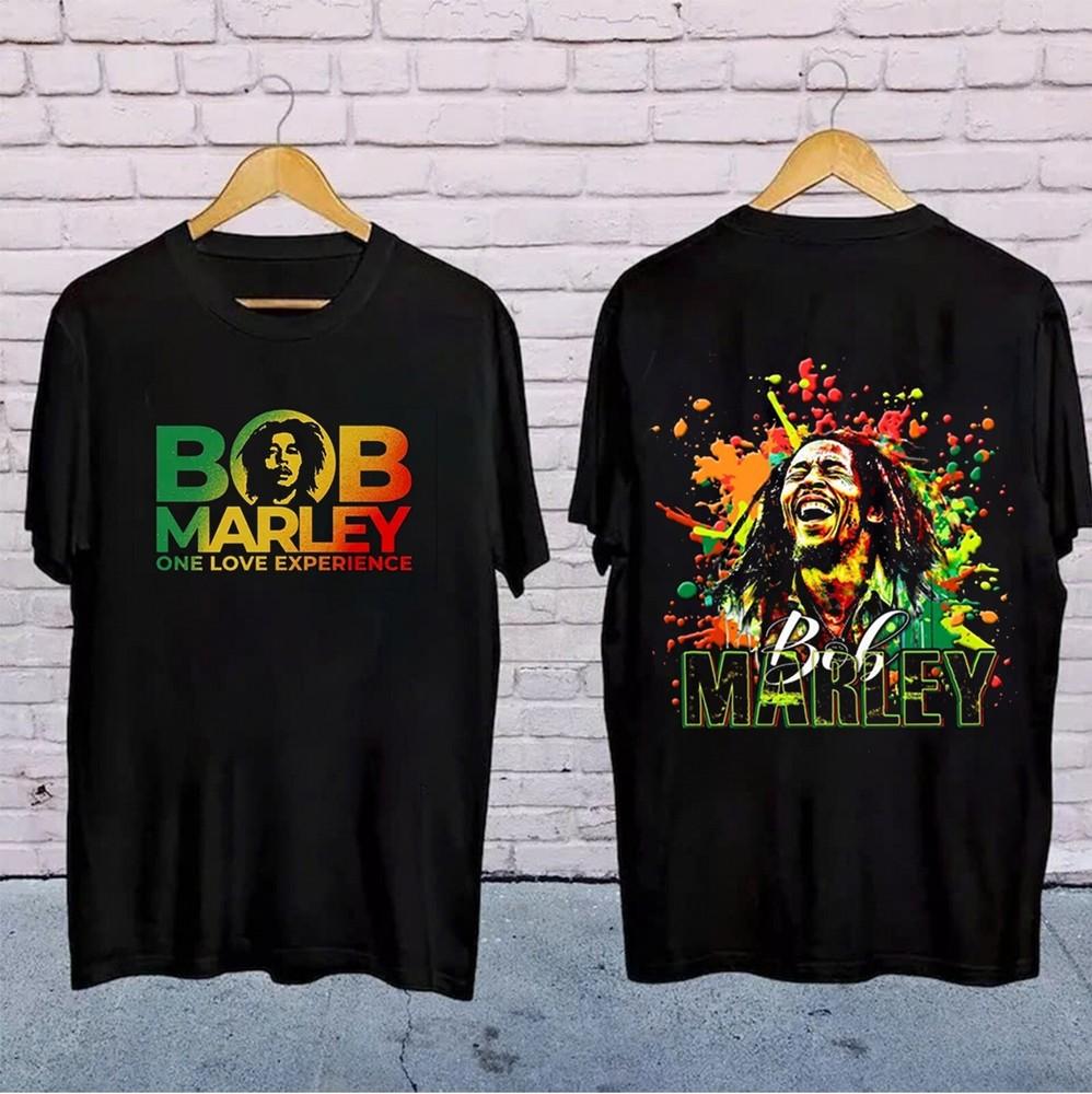 

Bob Marley T Shirt, One Love Crewneck Unisex, reggae Shirt,Jamaican Music Legend S