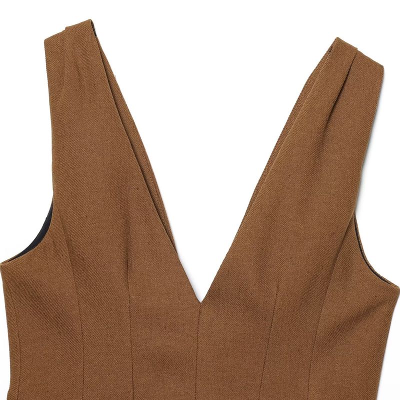 Kaslead New Women Clothes Western Style Minimalist V-neck Vest Vest Trousers 3503586 2734586