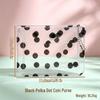 Japanese & Korean Style Snap Button PVC Mini Wallet: Cartoon Coin Purse, Portable Earphone & Key Case Pendant