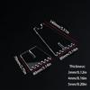 Clear Acrylic Bike Parking Rack Portable Floor Stand Light Weight Bike Support Stand for Adjusting Cleaning Repairing