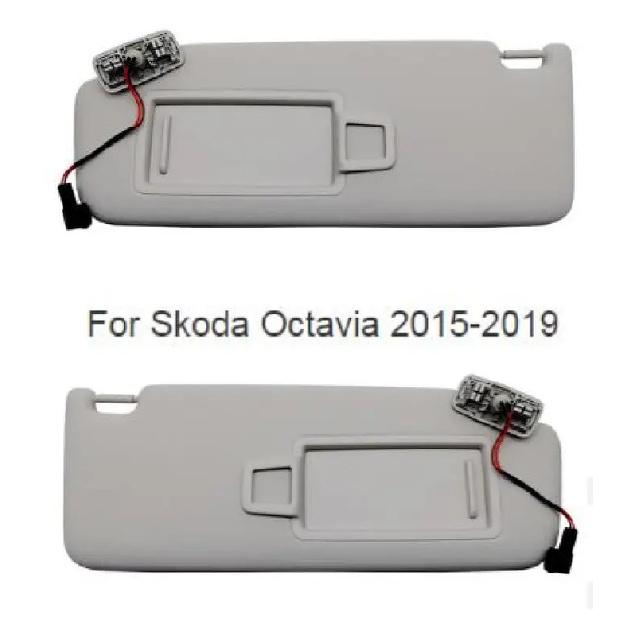 Pentru Skoda Octavia 2015 2016 2017 2018     Parasolar Interior Cu Oglindă Ansamblu parasolar frontal Accesorii auto