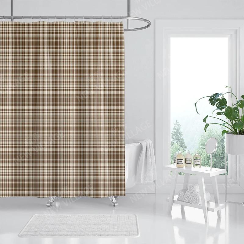 

Household waterproof fabric shower curtain accessories 90x180 shower curtain 240 * 200 minimalist style shower curtain W90XH180cm