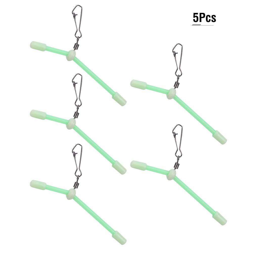 5PCS Durable Small Style PVC Fishing Tube Balance Connector Fisher Tackle Accessory