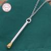 Classic Matchstick 925 Sterling Silver Fashion Jewelry Chains Necklace Pendant For Women Men Wedding Birthday Party GiftGood Product