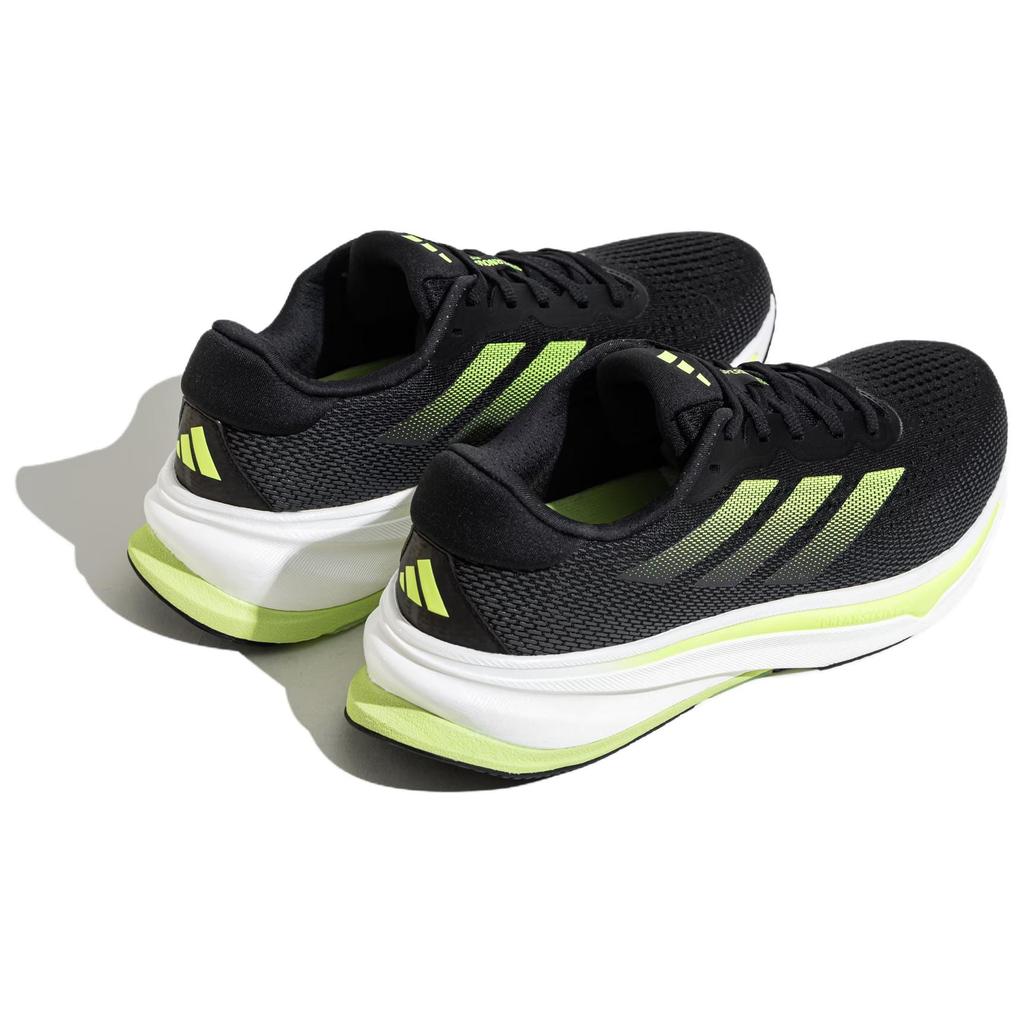 Adidas SUPERNOVA RISE Soft And Comfortable Low top Running Shoes Men's Black JH9628