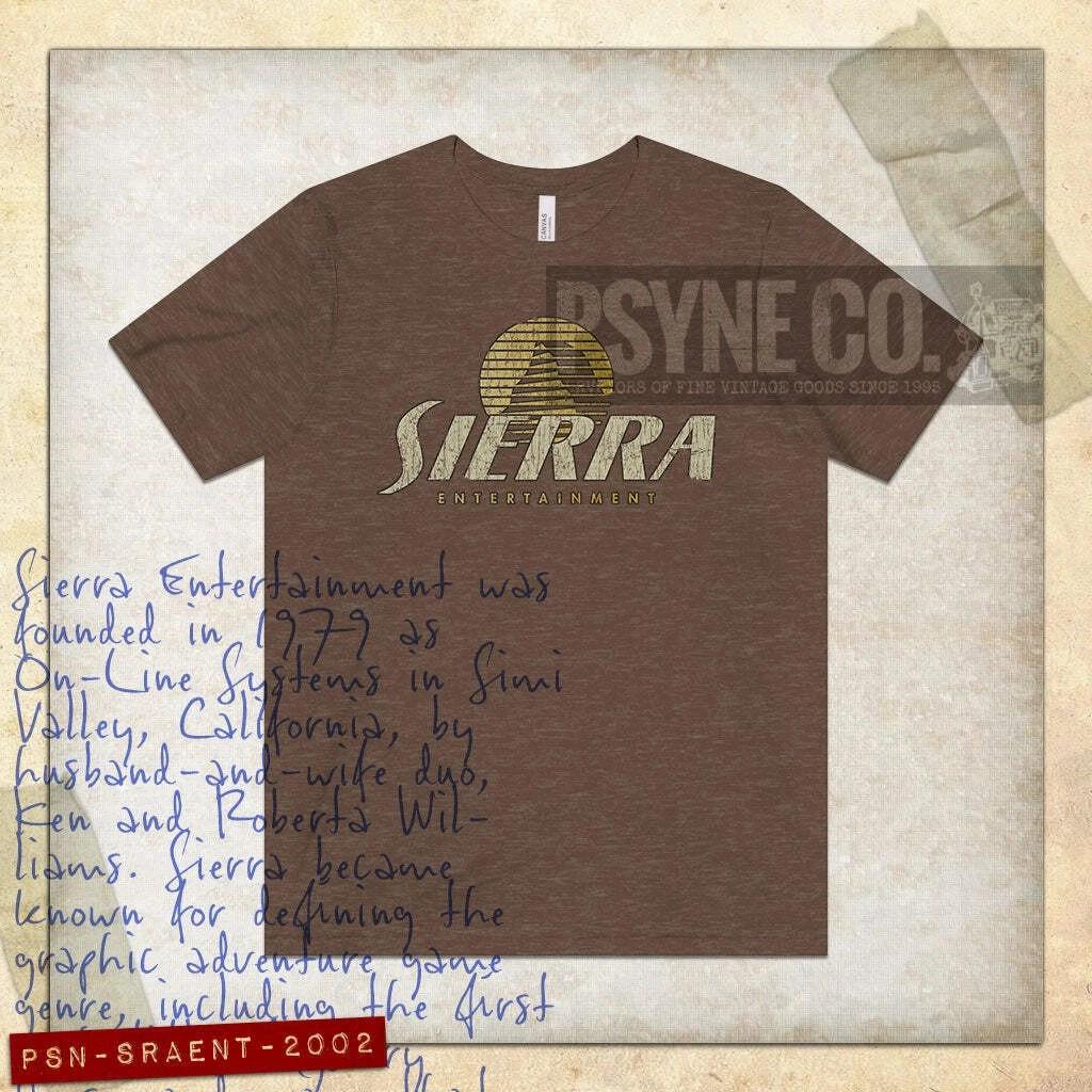 Sierra Entertainment 2002 Vintage Men s T shirt 4XL