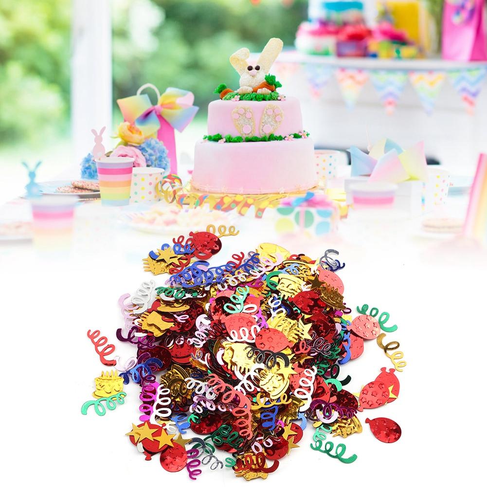 60g/Bag Birthday Wedding Party Balloon Colorful Sequin Confetti Decor Party Ornament