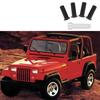 Door Hinge Pin Liners Bushings Kit W/ Tool For Jeep Wrangler TJ YJ CJ LJ 1986-06