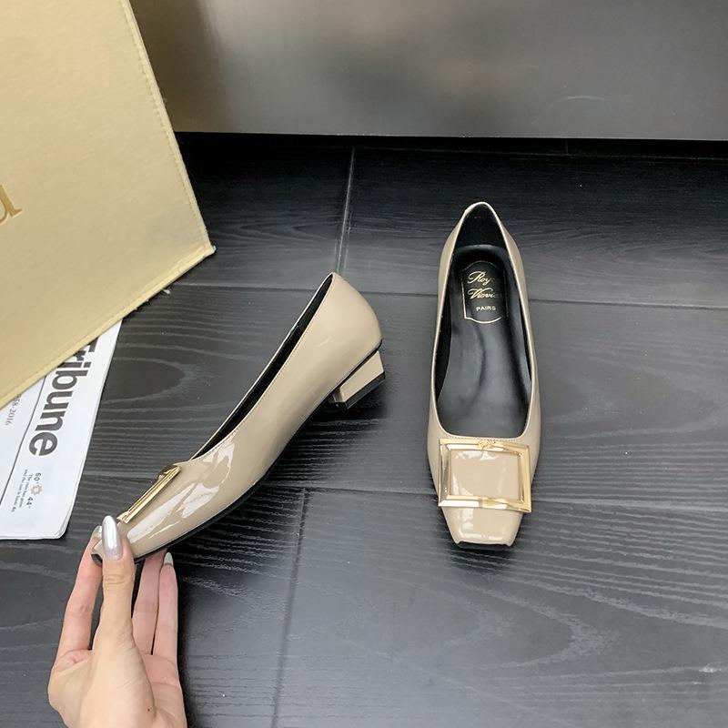 --2 Huizhou New Spring and Summer Fashion Temperament Shallow Mouth Versatile High Sense Single Shoes High Heels Women