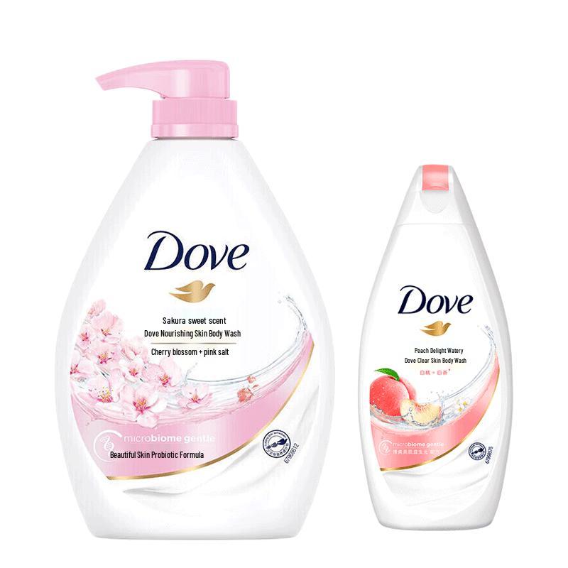DOVE Cherry Blossom Shower Milk & Shower Gel Set