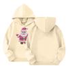 Children's Hoodies Loose Solid Color Hooded Sports Shirt Fashionable Sports Shirt