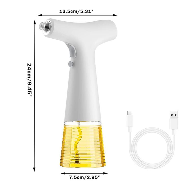 

Electric Olive Oil Sprayer USB Vinegar Bottle Dispenser Soy Sauce Jar Storage Bottle Mist Sprayer for BBQ Kitchen Cooking Tool