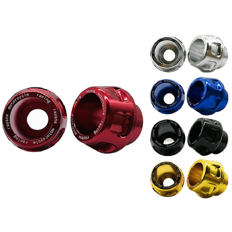 Motorcycle Aluminum Alloy Front Fork Cup Replacement Motorcycle Front Fork Frame Sliders Durable Motorcycle Accessories