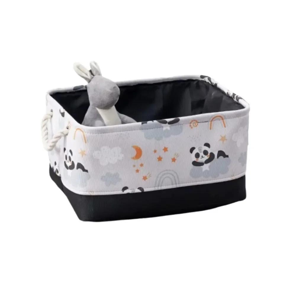 Cartoon Toys Storage Basket Portable Foldable Laundry Hamper with Handle Large Capacity Organizer Basket Clothes Organization