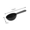 Black Measuring Teaspoon Scoop Multifunction Plastic 15ml Milk Powder Spoon Coffee Beans Container Scoop Home