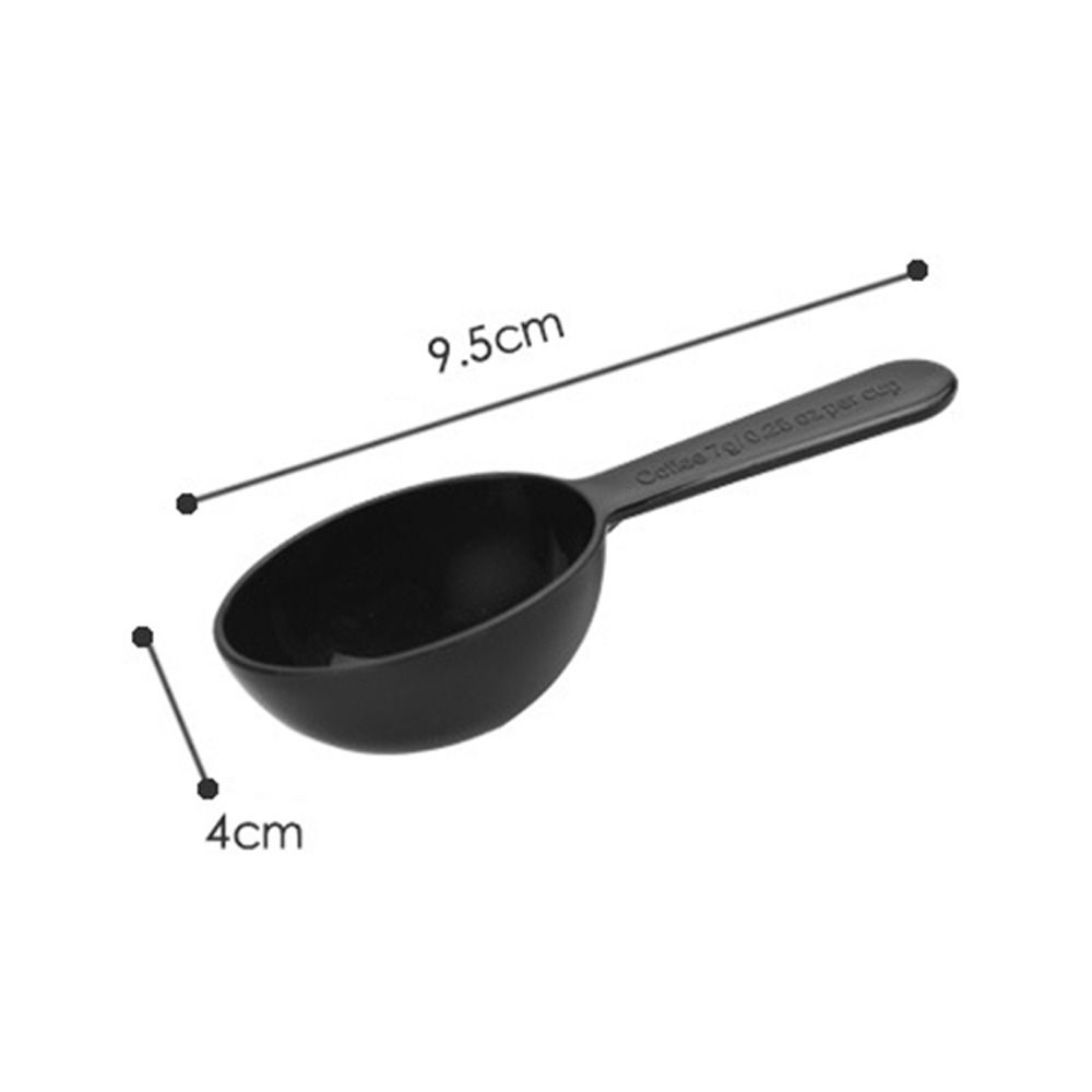 Black Measuring Teaspoon Scoop Multifunction Plastic 15ml Milk Powder Spoon Coffee Beans Container Scoop Home