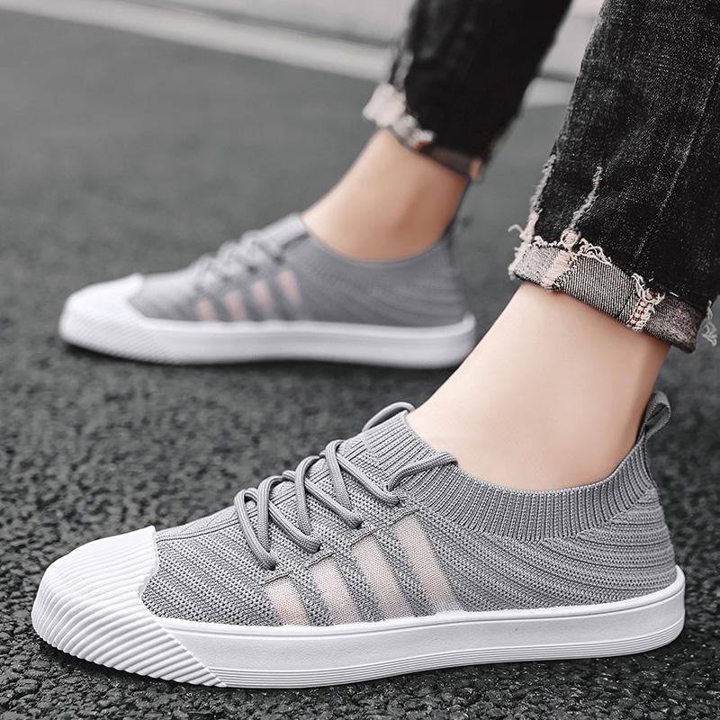 Sneakers da Uomo Scarpe Casual Skateboarding Uomo Piatti Marca Moda Scarpe di Tela Traspiranti Antiscivolo Guida Tennis Scarpe Sportive