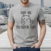 FLUFF YOU | CALVAYA CUTE CAT| FUNNNY CAT BOY  | NOVELTY | MEN'S T-shirt TEE TOP