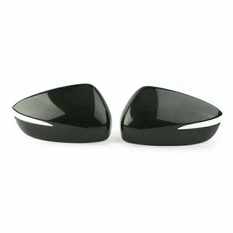 For Mazda CX-5 CX-3 CX-4 Car Rearview Side Mirror Cover Wing Cap Exterior Door Rear View Case Trim Sticker Carbon Fiber Look