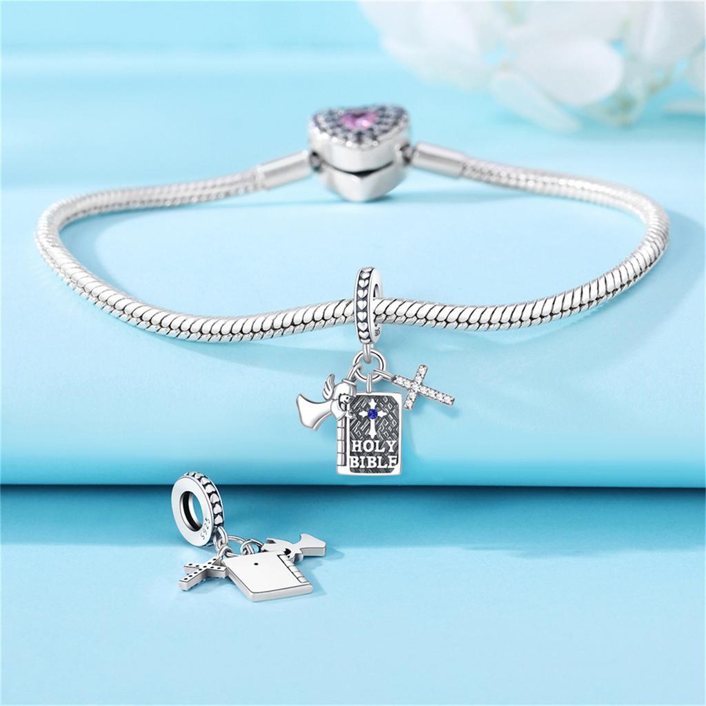 Copper Religious Symbols Series Pendant Charms Beads Fit Original Braceletsdiy Jewelry Gift Accessory