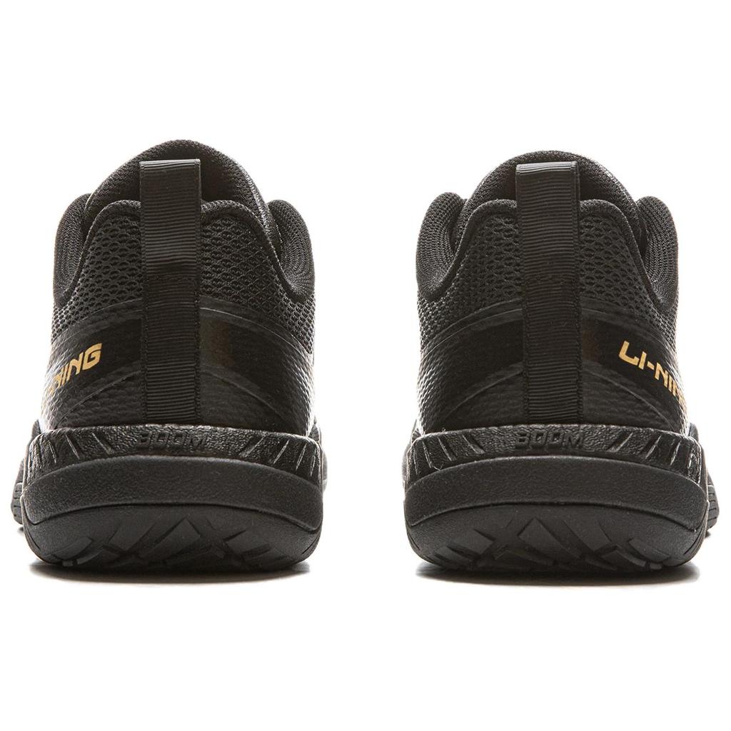 Li Ning stolní tenisové boty, pohodlné, jednoduché, moderní, odolné, odolné, nízké, unisex, černé, APPV009-2