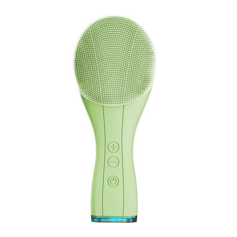 Pore Cleaning Face Washing Beauty Instrument Ultrasonic Vibration Silicone Face Cleanser Electric Face Washing Brush Face Washing Instrument