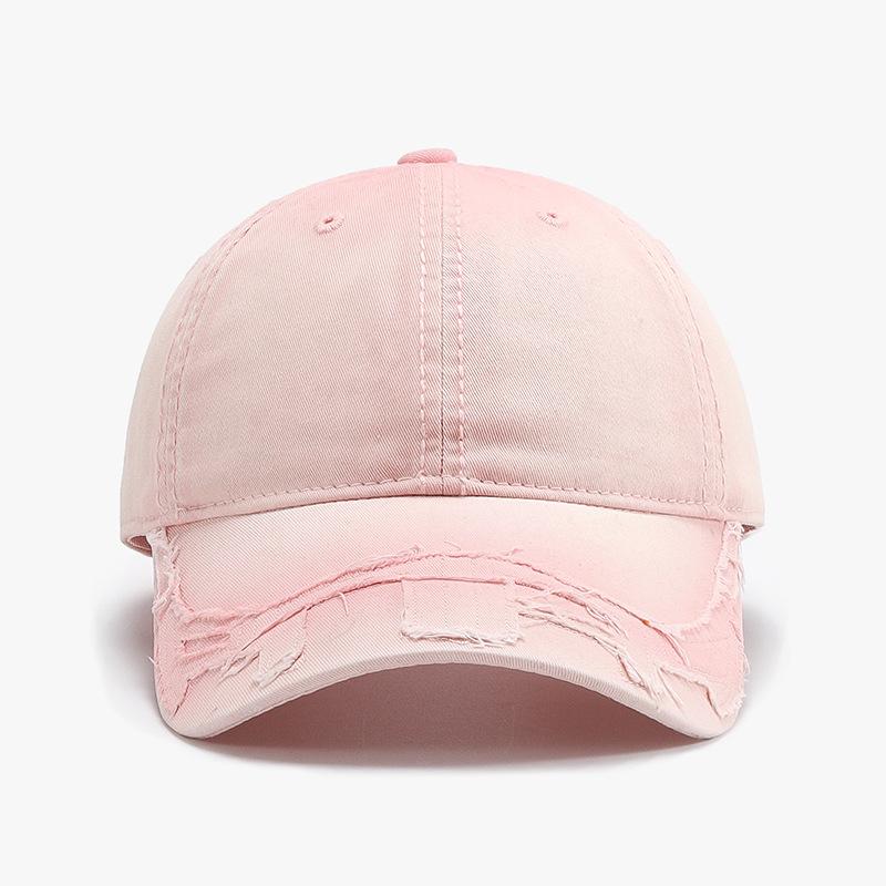 New American Washed Old Baseball Hat For Men And Women, Wide Brim, Big Face, Small Peaked Cap For Men And Women, Versatile Trend