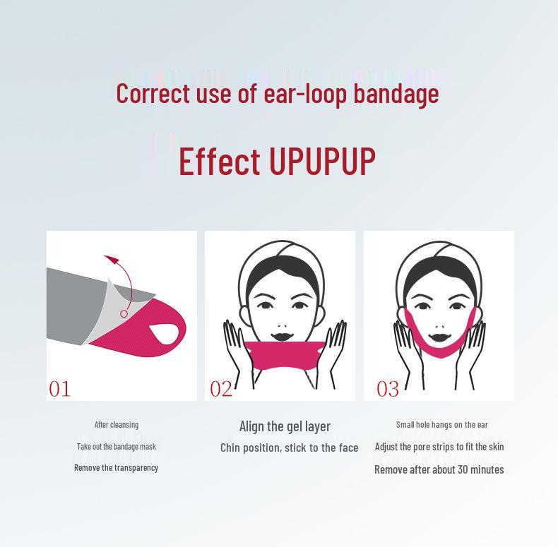 Mousse Girl V-Line Straffende & Revitalisierende Ohr-Maske